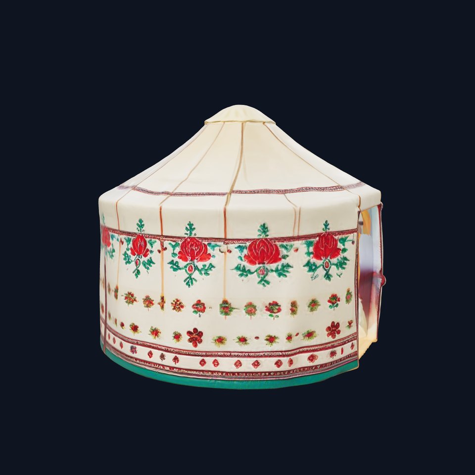 Embroidered Yurt model pack